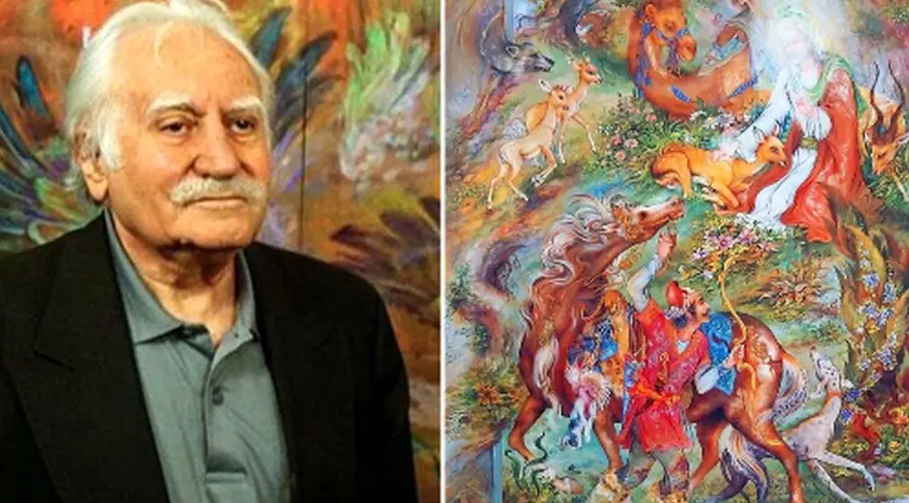 وداع ایران با نگارگر افسانه‌ای؛ محمود فرشچیان جاودانه شد