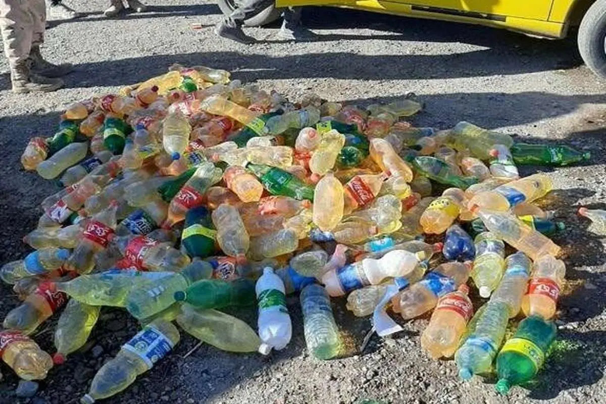 تصاویری از روش عجیب برای قاچاق سوخت در مرز