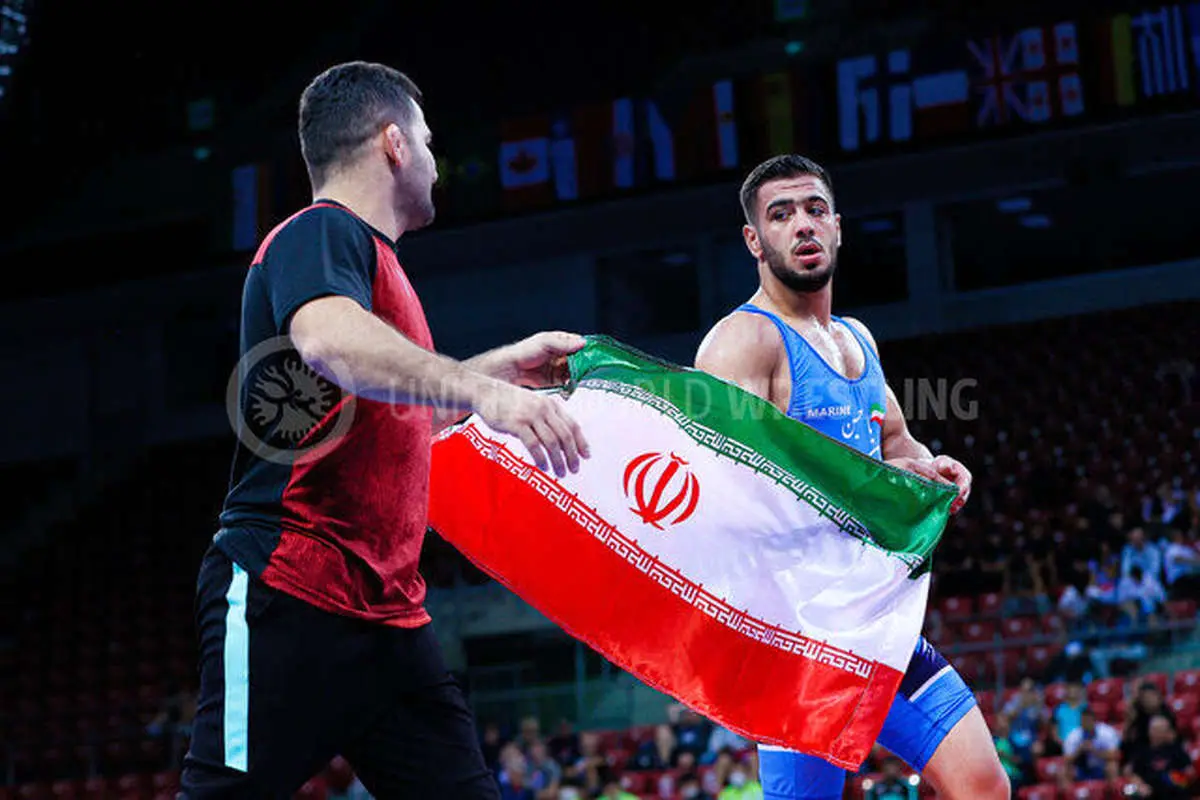 چهارمین مدال طلای آسیا برای کشتی ایران