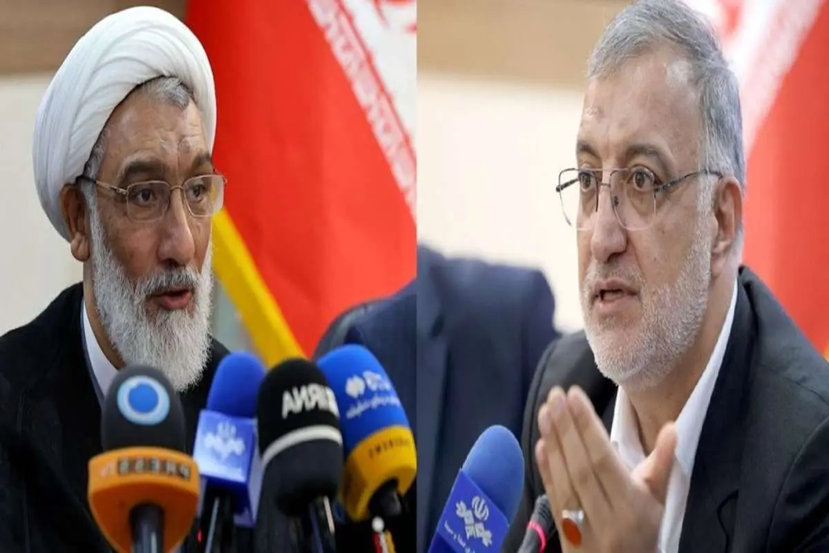 بحث و جدل زاکانی و پورمحمدی در پشت صحنه مناظره