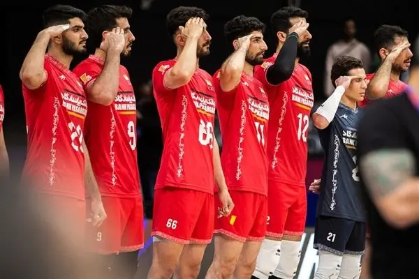 والیبال در دل جنگ به فکر خاک وطن 