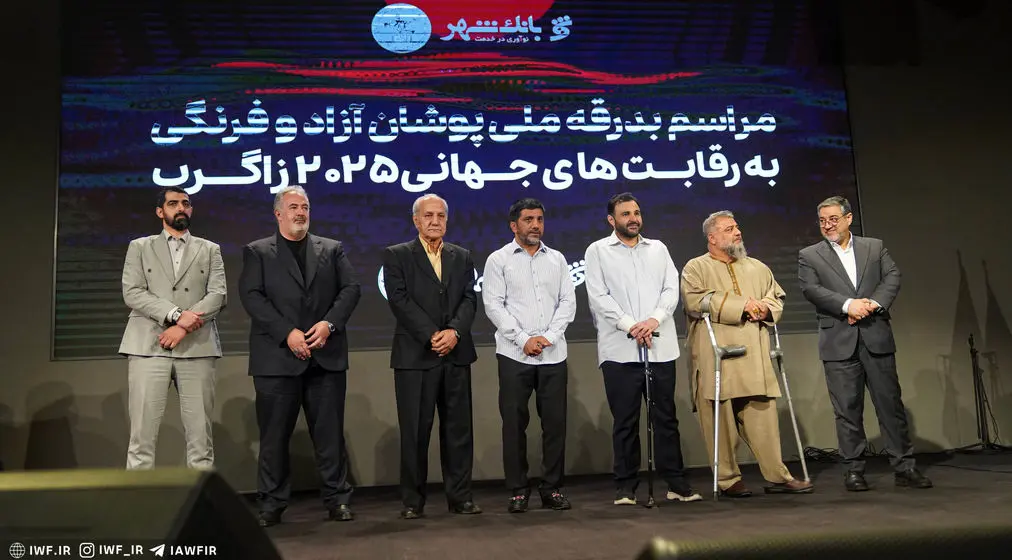 بدرقه تیم ملی کشتی با رییس بسکتبال 