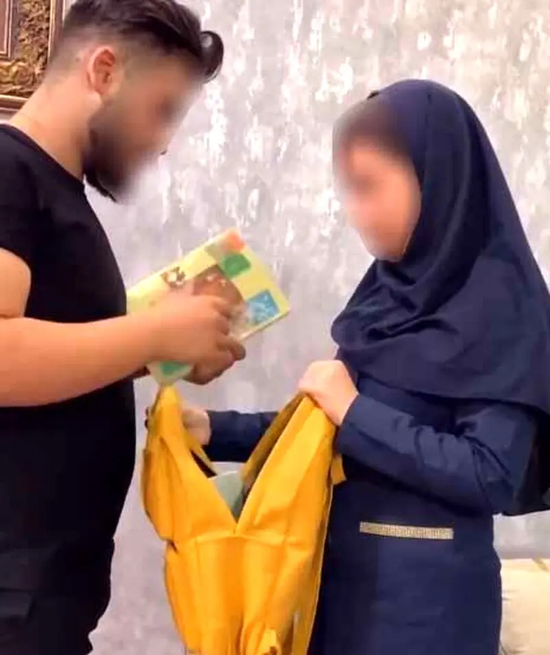 زوج بلاگر کودک همسری