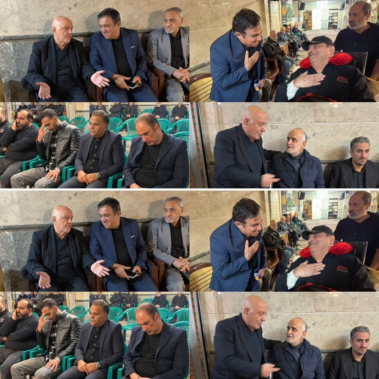 حضور گسترده جامعه فوتبال در شام شهادت حضرت فاطمه زهرا(س)