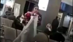  پشت پرده درگیری یک زن با یک روحانی در فرودگاه