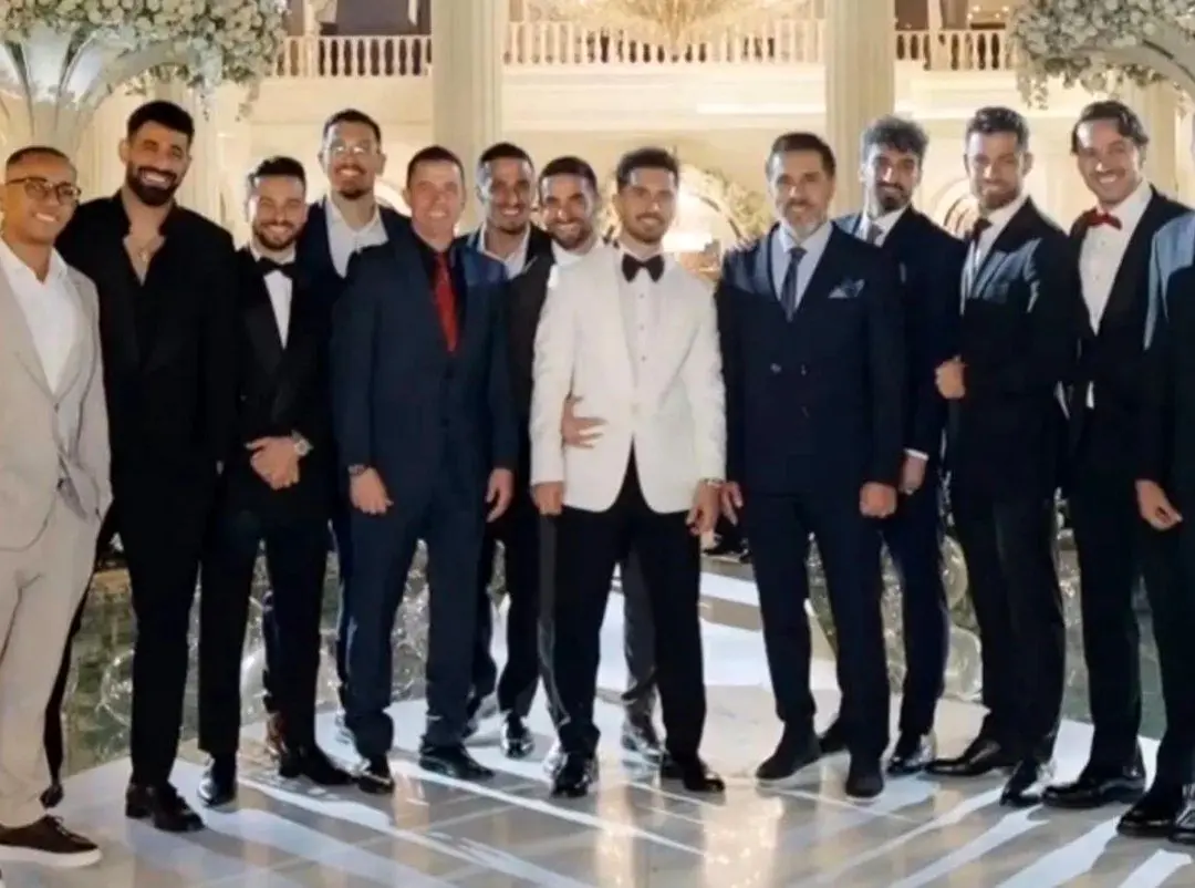 کاپیتان پرسپولیس در لباس دامادی