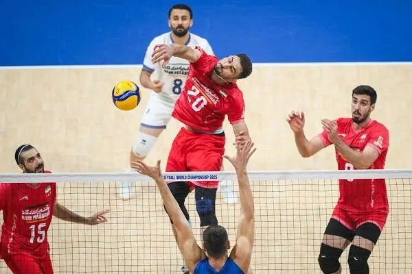 زمان بازی حذفی والیبال ایران در قهرمانی جهان