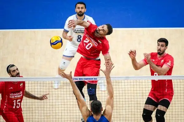 زمان بازی حذفی والیبال ایران در قهرمانی جهان