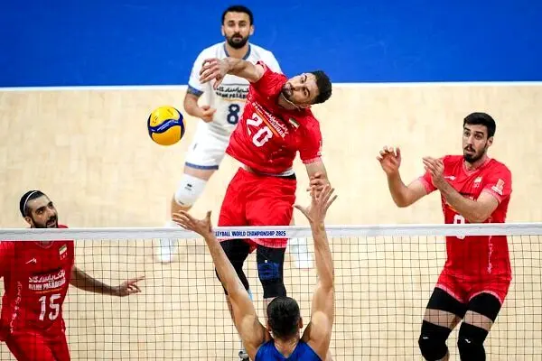 زمان بازی حذفی والیبال ایران در قهرمانی جهان