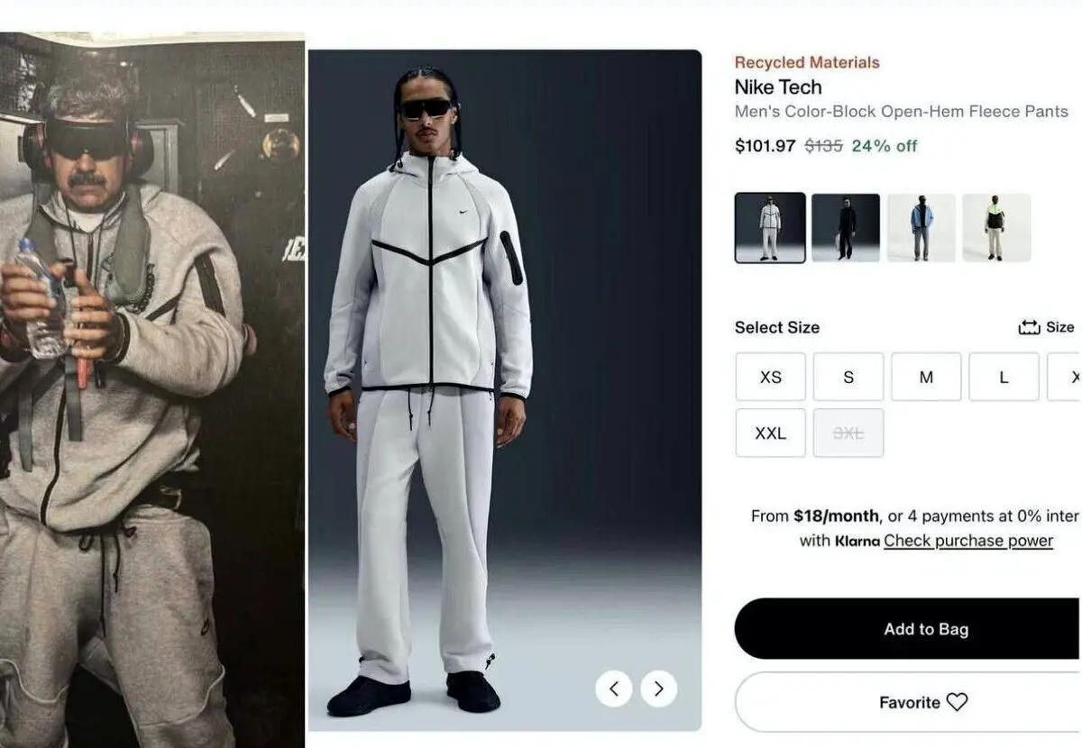 ست ورزشی nike tech fleece در صدر جست و جوها
