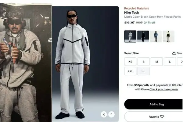 ست ورزشی nike tech fleece در صدر جست و جوها