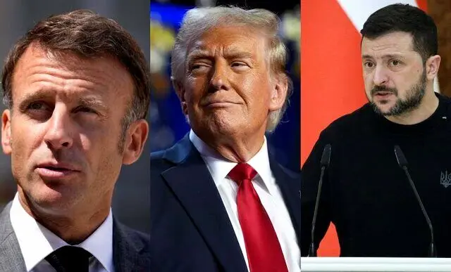 ترامپ تغییر موضع داد؛ مکرون و زلنسکی خوشحال از حمایت جدید آمریکا از اوکراین
