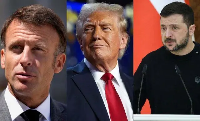 ترامپ تغییر موضع داد؛ مکرون و زلنسکی خوشحال از حمایت جدید آمریکا از اوکراین
